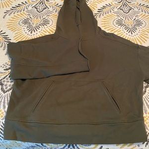 Alo Yoga army green hoodie